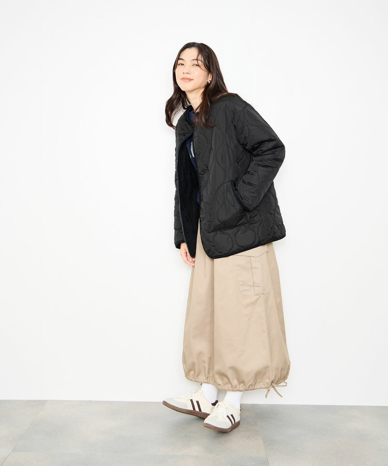 Idnes  リバーシブルキルトジャケット レディース商品画像-13