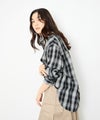 Idnes  チェックネルレギュラーカラーシャツ レディース商品サムネイル-5