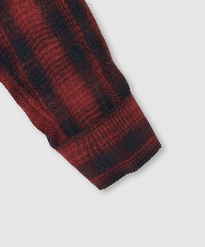 Idnes  チェックネルレギュラーカラーシャツ レディース商品画像-14