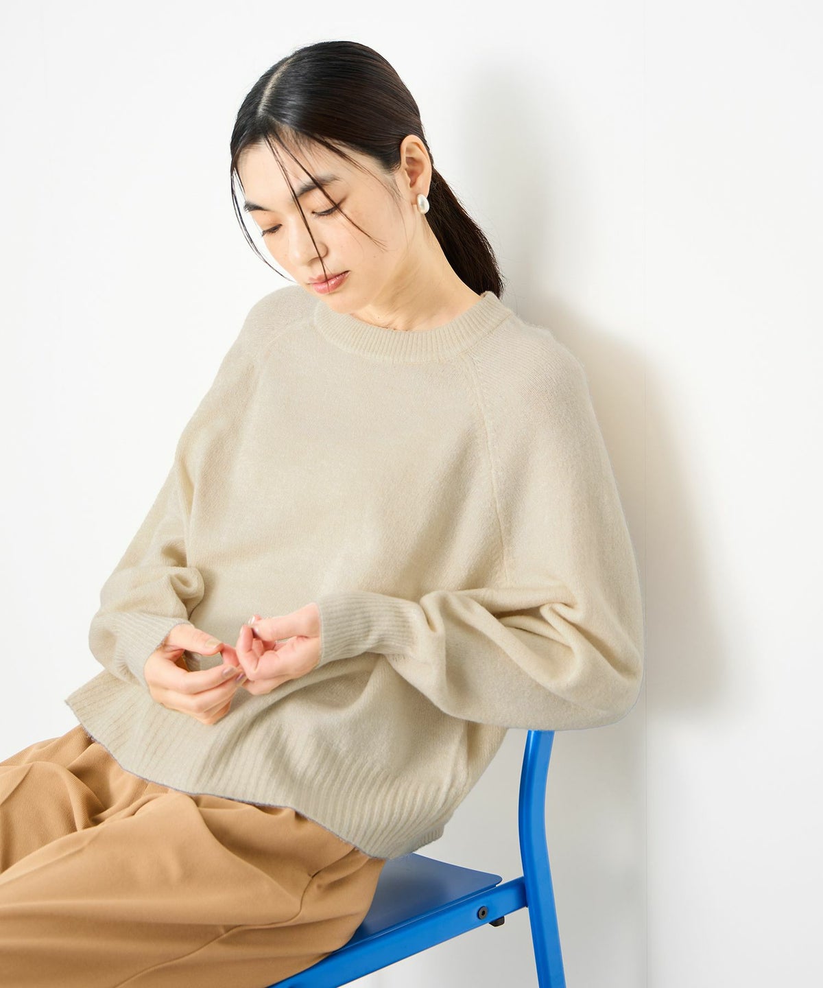 Idnes ヤクライクプルオーバー レディース