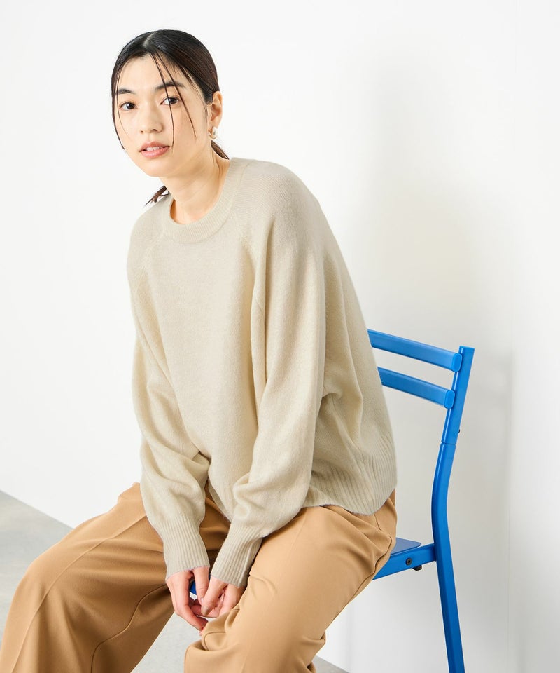 [期間限定knit]Idnes ヤクライクプルオーバー レディース商品画像-10