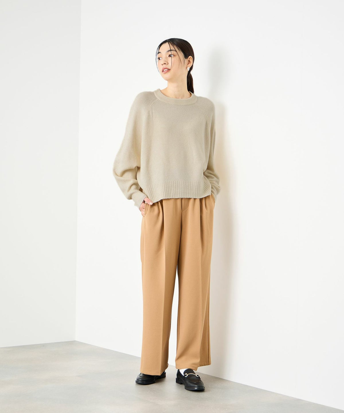 Idnes ヤクライクプルオーバー レディース