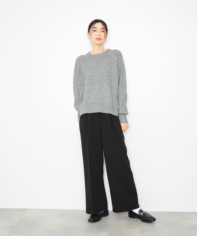 [期間限定knit]Idnes ヤクライクプルオーバー レディース商品画像-15