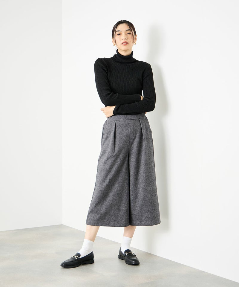 Idnes ラメリブニット タートルネック レディース商品画像-9