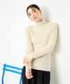 [期間限定knit]Idnes  ラメリブニット タートルネック レディース商品サムネイル-13