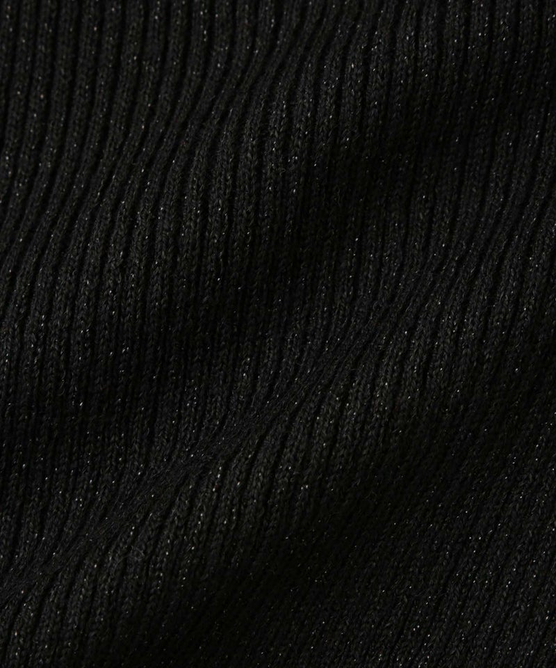 Idnes ラメリブニット タートルネック レディース商品画像-23