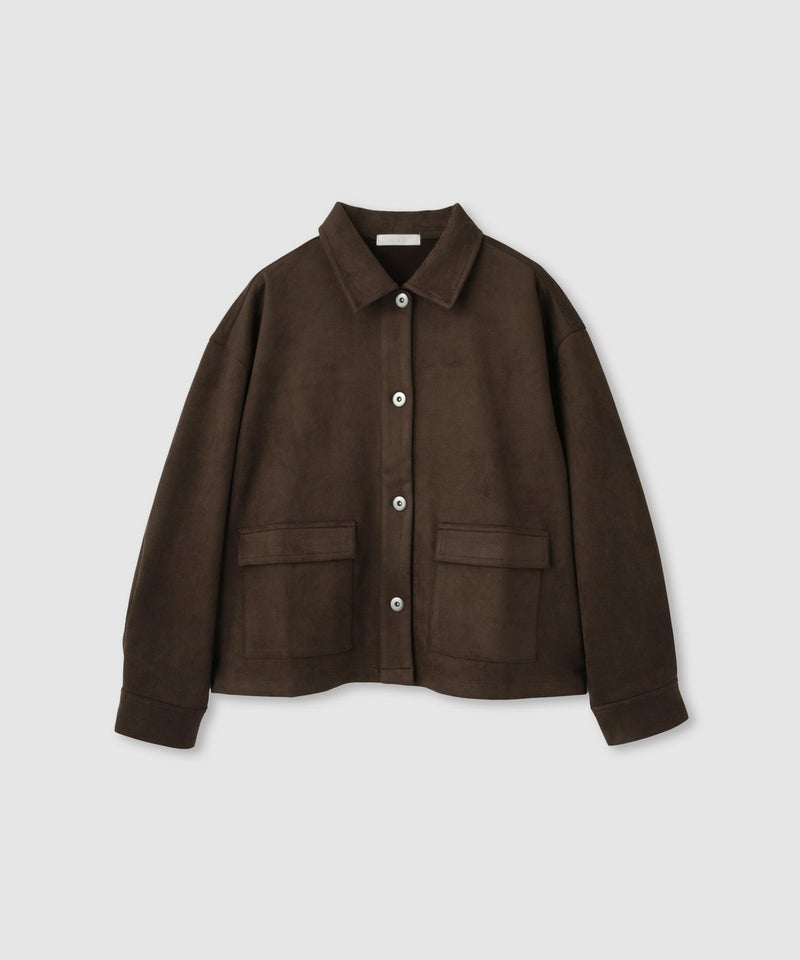 milli de l'air  スエードライクボクシーブルゾン レディース商品画像-16