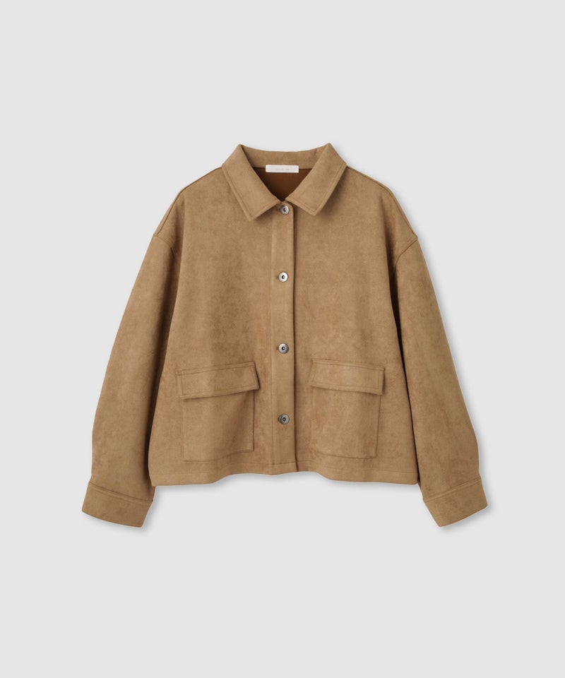 milli de l'air スエードライクボクシーブルゾン レディース商品画像-18