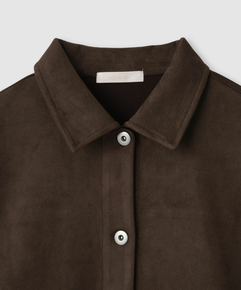 milli de l'air  スエードライクボクシーブルゾン レディース商品画像-20