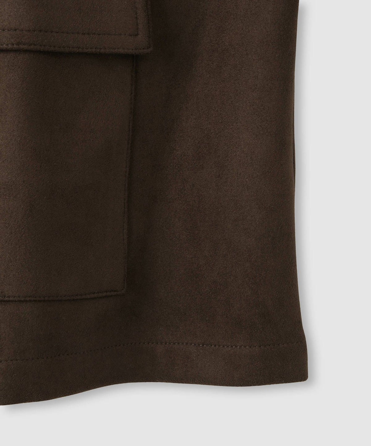 milli de l'air スエードライクボクシーブルゾン レディース