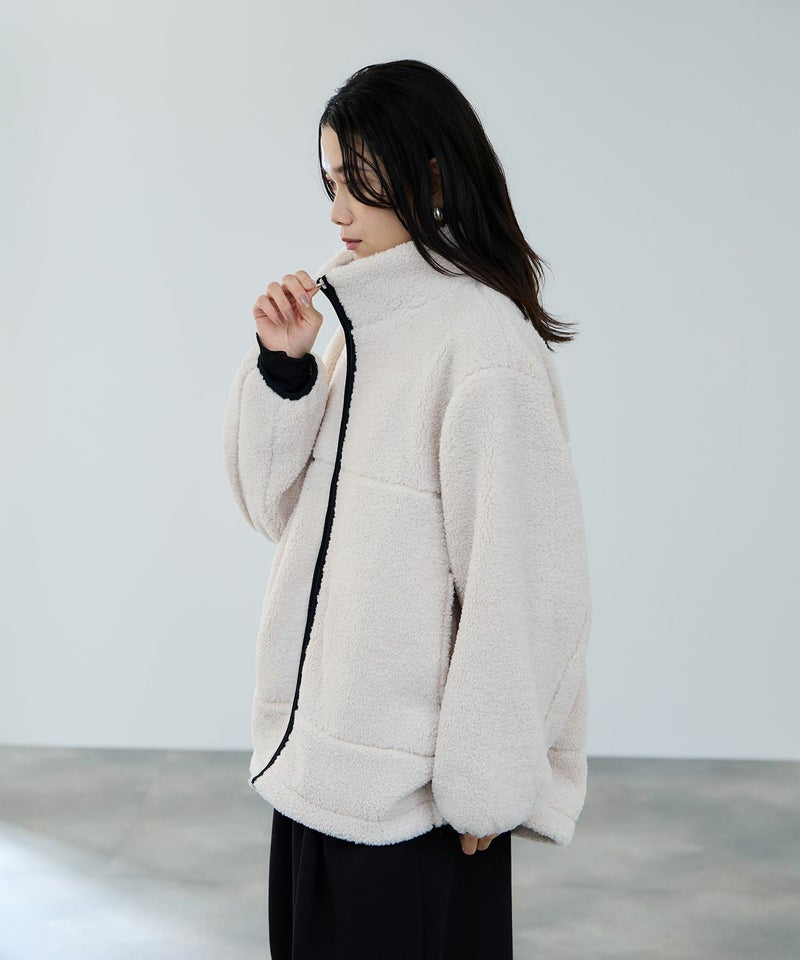 milli de l'air  テディボアコクーンブルゾン レディース商品画像-2