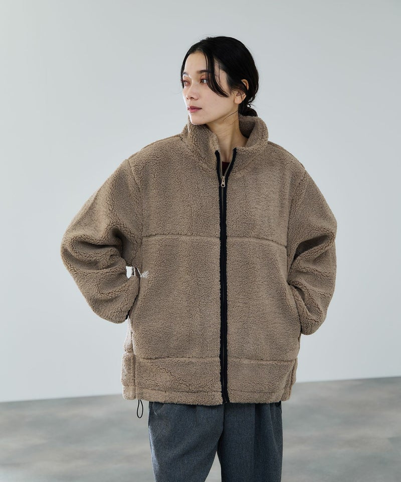 milli de l'air テディボアコクーンブルゾン レディース商品画像-3