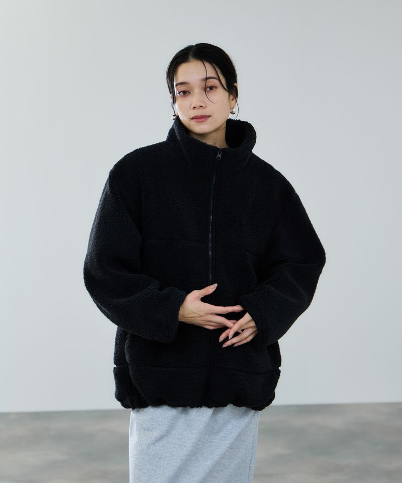 milli de l'air テディボアコクーンブルゾン レディース商品画像-4