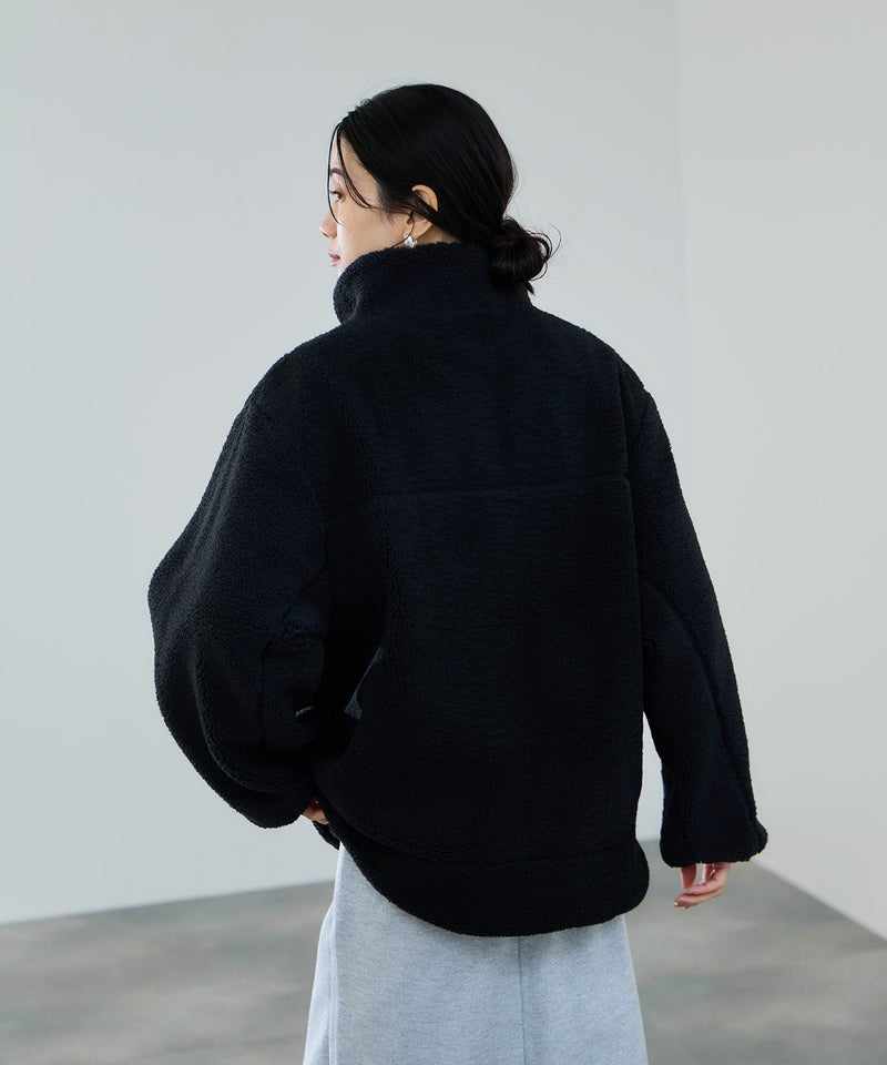 milli de l'air テディボアコクーンブルゾン レディース商品画像-8