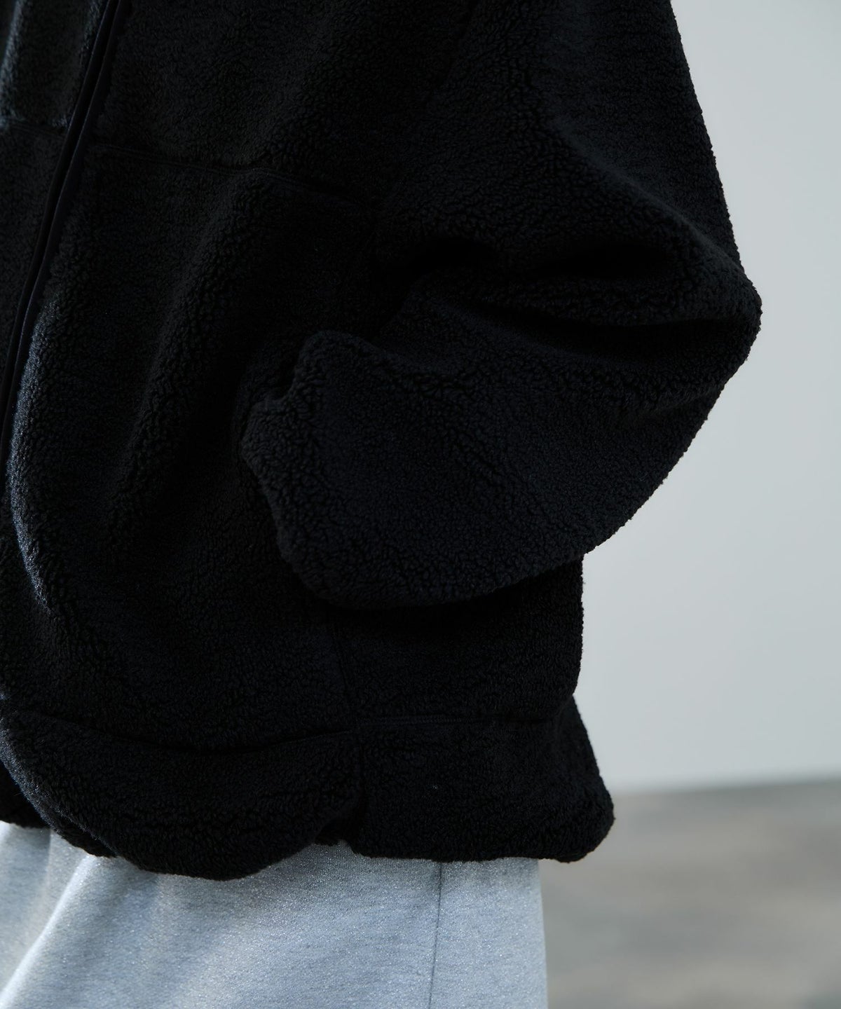 milli de l'air テディボアコクーンブルゾン レディース