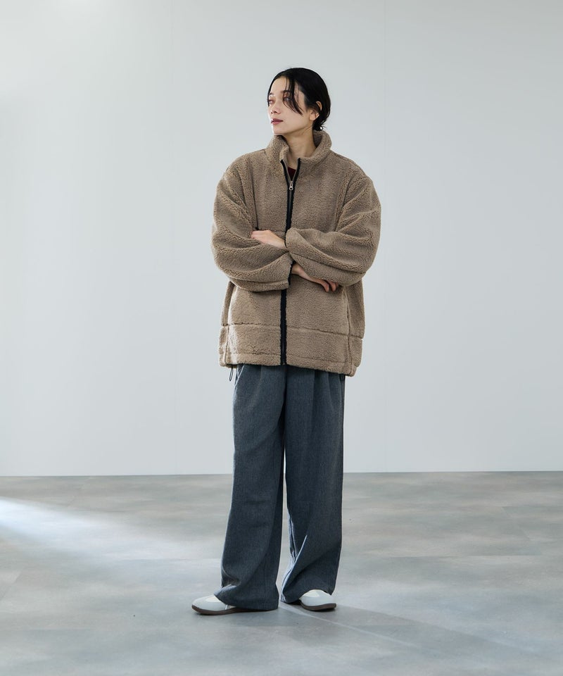 milli de l'air テディボアコクーンブルゾン レディース商品画像-20