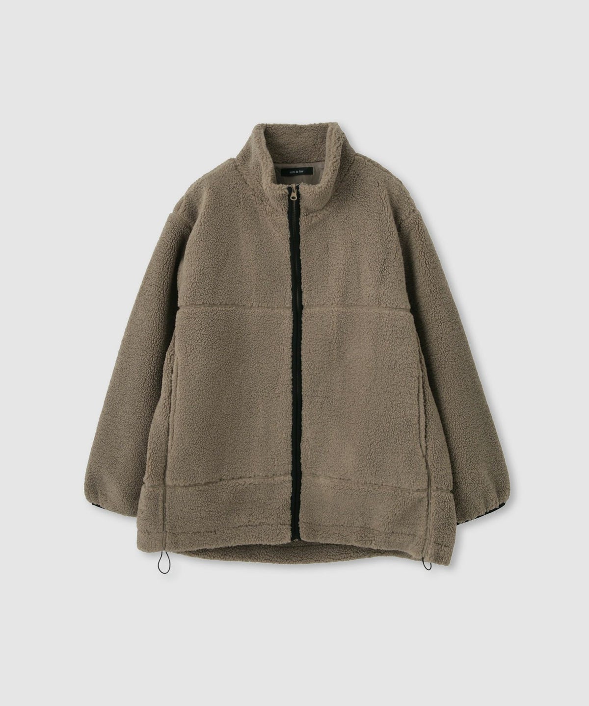 milli de l'air テディボアコクーンブルゾン レディース