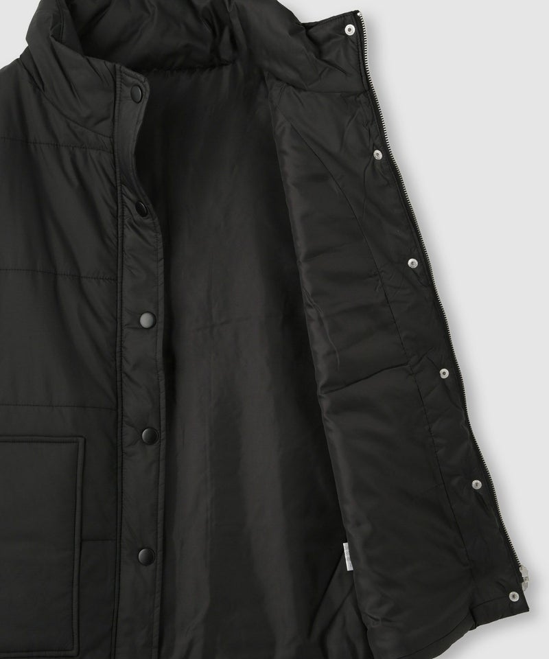 milli de l'air 中綿ベルテッドハイネックベスト レディース商品画像-16