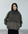 milli de l'air エアリエポンチ素材オーバーパーカー レディース商品サムネイル-9