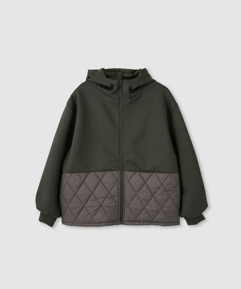 milli de l'air  エアリエポンチ素材オーバーパーカー レディース商品画像-13