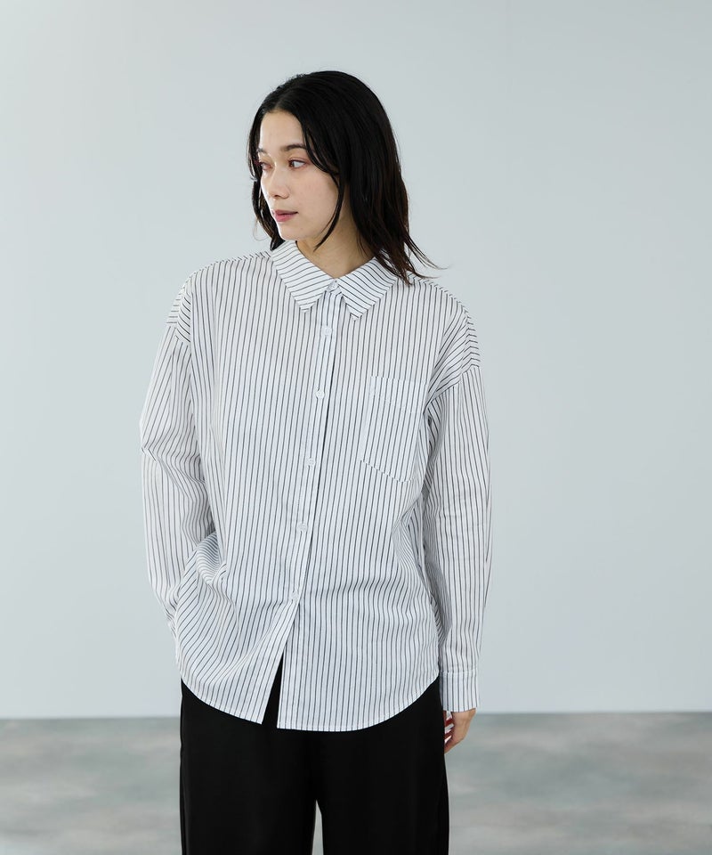 milli de l'air  オーセンティックストライプシャツ レディース商品画像-1