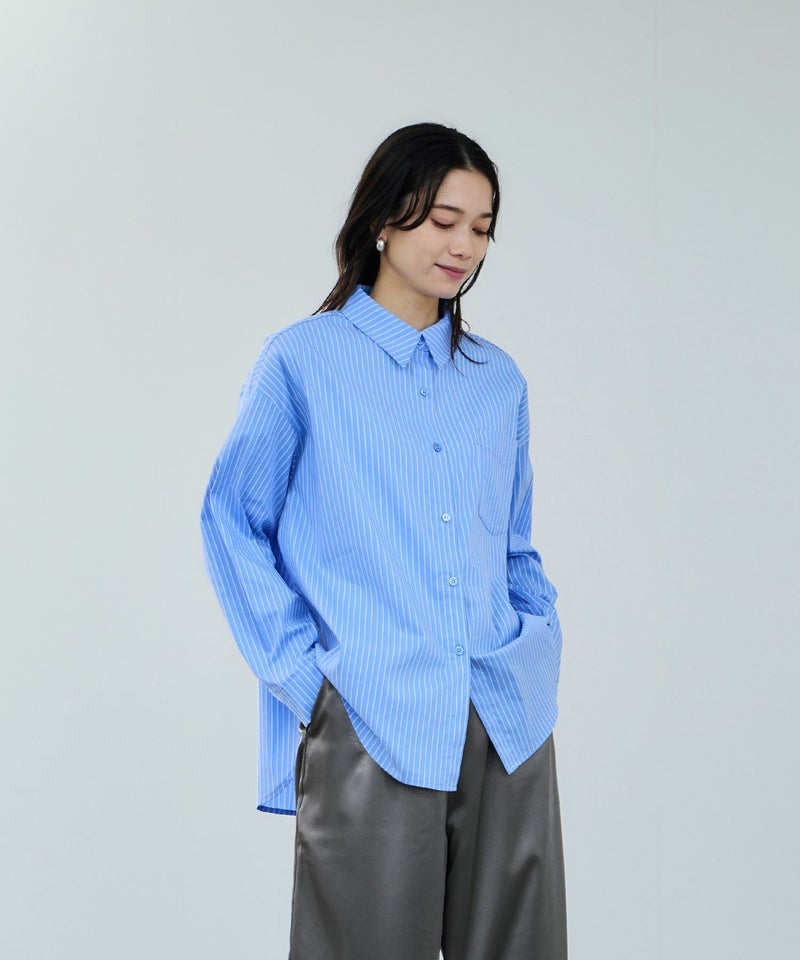 milli de l'air  オーセンティックストライプシャツ レディース商品画像-2