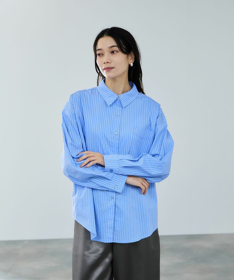 milli de l'air オーセンティックストライプシャツ レディース商品画像-11