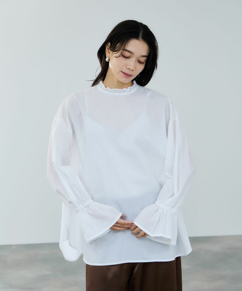 milli de l'air  フリルカラーキャンディブラウス レディース商品画像-1