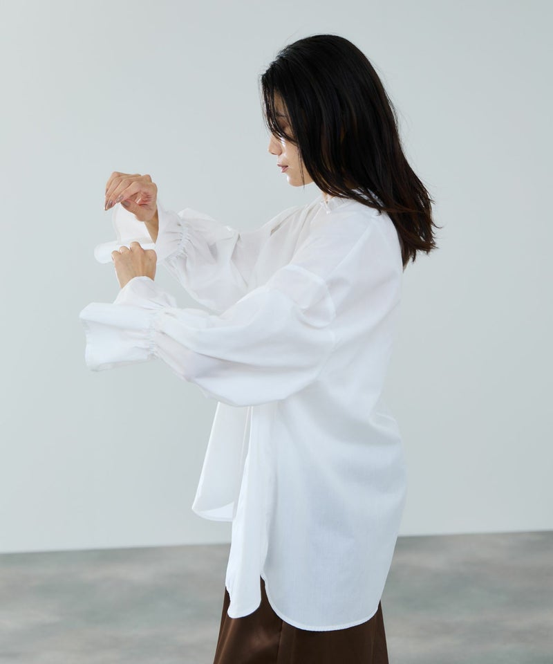 milli de l'air フリルカラーキャンディブラウス レディース商品画像-5