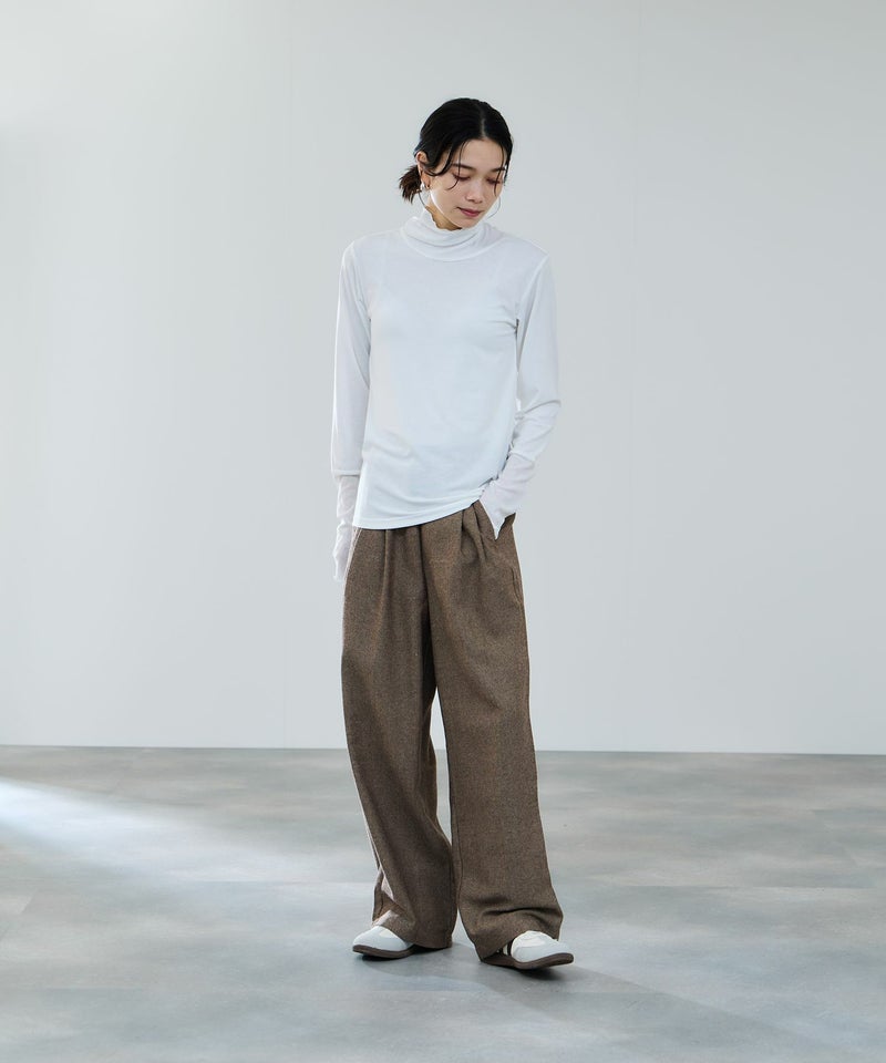 milli de l'air セミシアーカフハイネックカットソー レディース メール便 対応商品商品画像-20