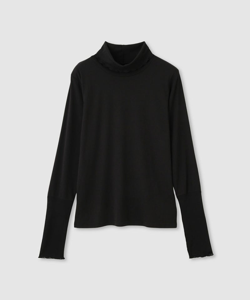 milli de l'air セミシアーカフハイネックカットソー レディース メール便 対応商品商品画像-31