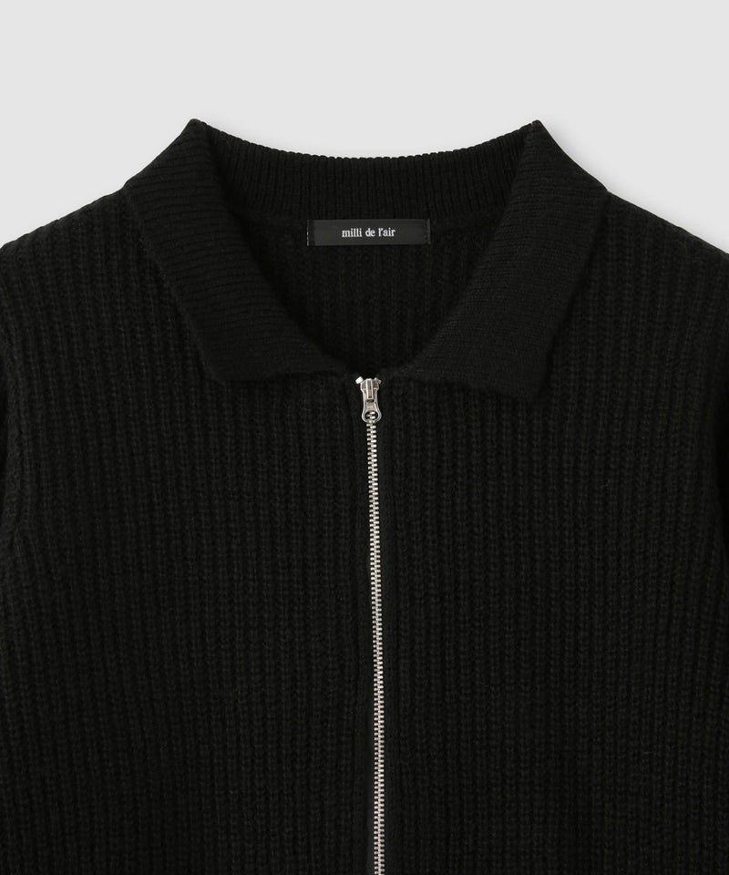 milli de l'air モヘヤタッチジップニット レディース商品画像-23