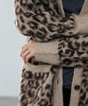 [期間限定knit]milli de l'air  シャギーレオパードカーディガン レディース商品サムネイル-9