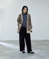 [期間限定knit]milli de l'air  シャギーレオパードカーディガン レディース商品サムネイル-10