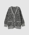 [期間限定knit]milli de l'air  シャギーレオパードカーディガン レディース商品サムネイル-12