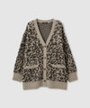 [期間限定knit]milli de l'air  シャギーレオパードカーディガン レディース商品サムネイル-13
