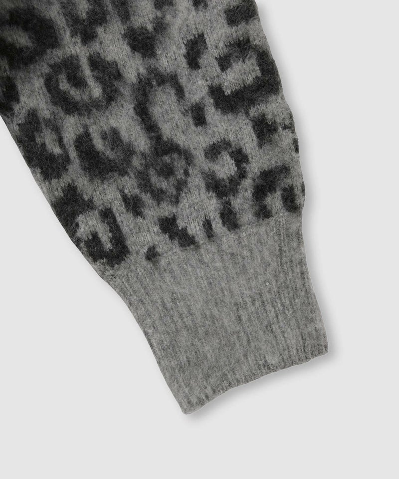 milli de l'air シャギーレオパードカーディガン レディース商品画像-16