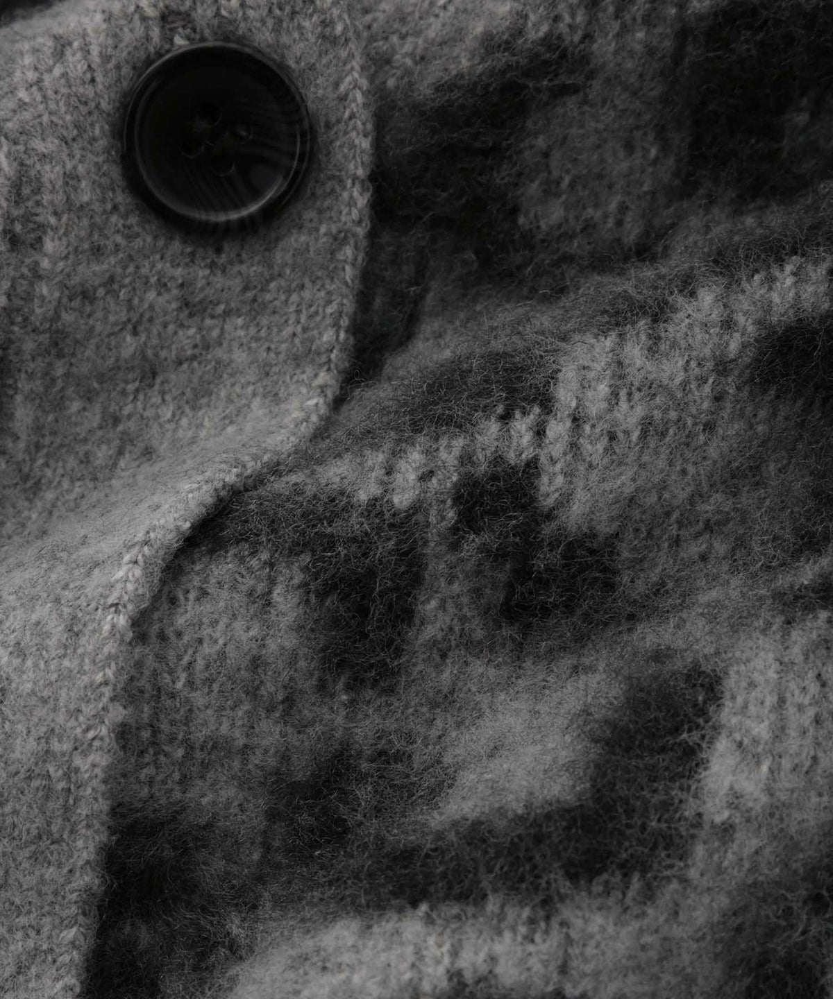 milli de l'air シャギーレオパードカーディガン レディース