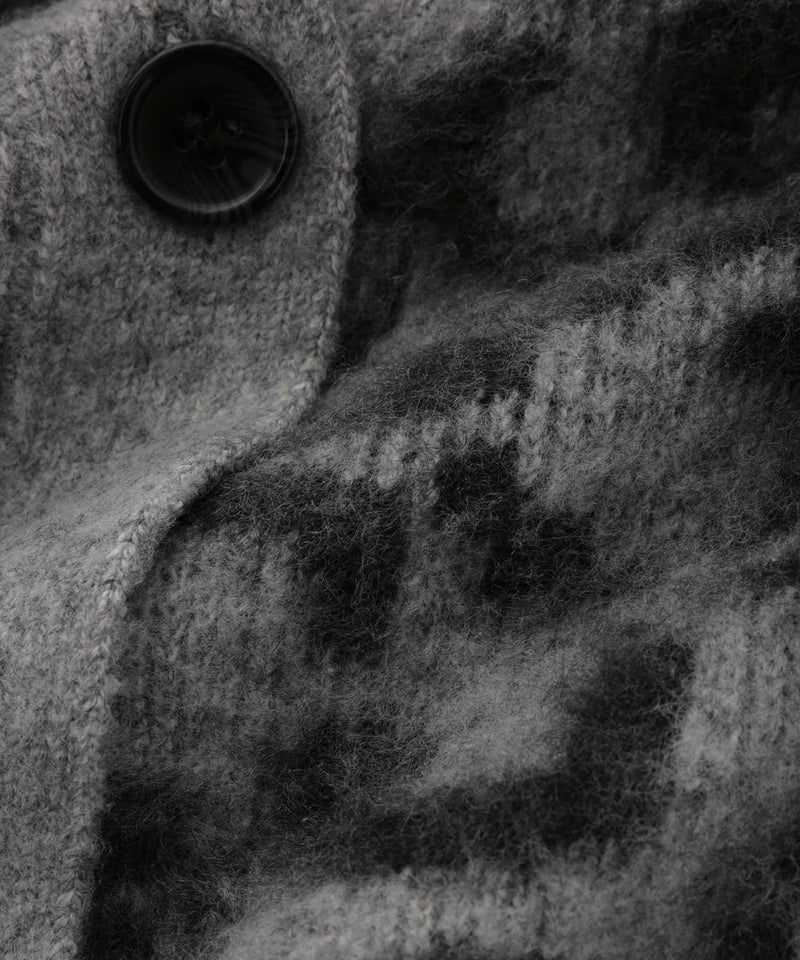 [期間限定knit]milli de l'air  シャギーレオパードカーディガン レディース商品画像-19