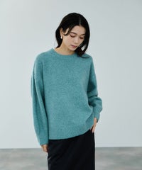 milli de l'air オーバーサイズメランジスフレニット レディース