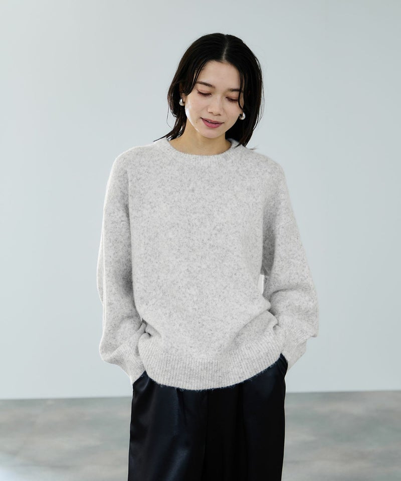 milli de l'air オーバーサイズメランジスフレニット レディース商品画像-2