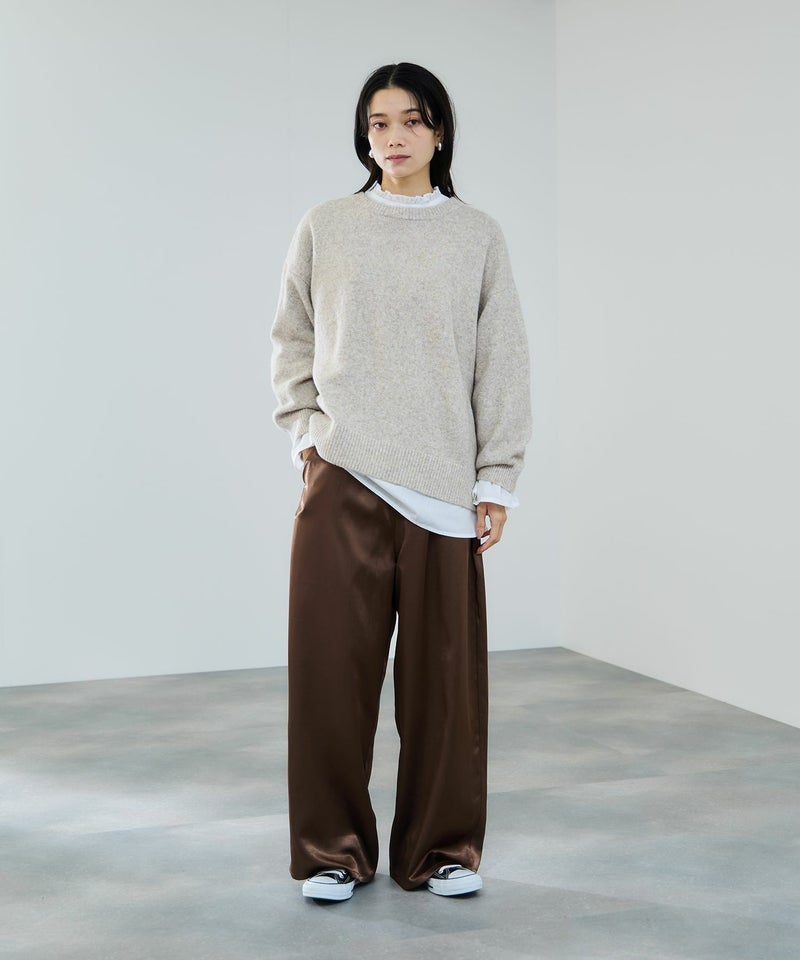 milli de l'air オーバーサイズメランジスフレニット レディース商品画像-19