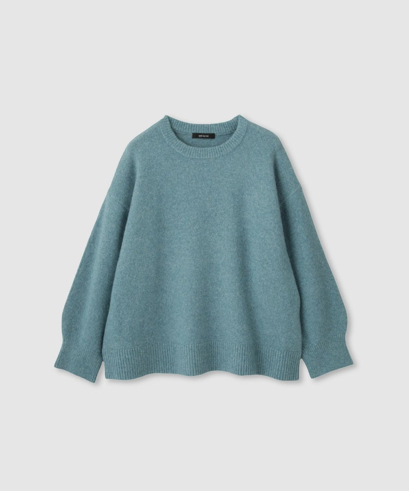 [期間限定knit]milli de l'air  オーバーサイズメランジスフレニット レディース商品画像-21