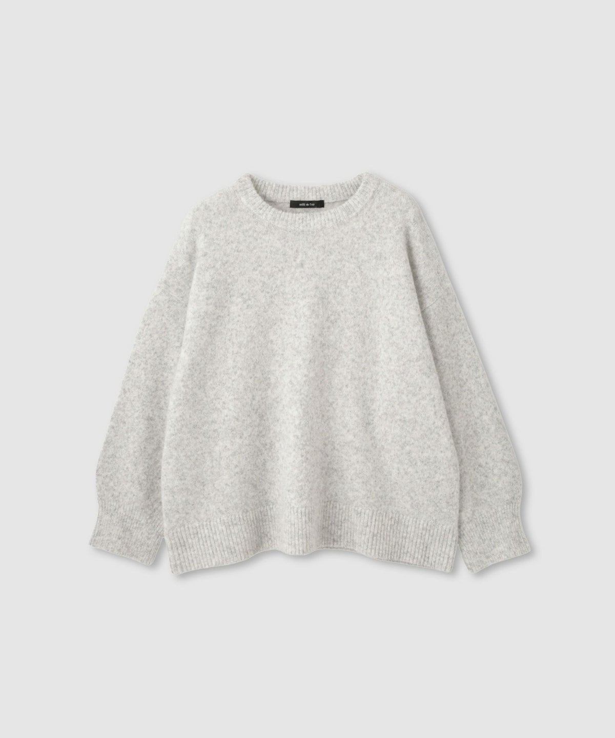 milli de l'air オーバーサイズメランジスフレニット レディース