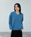 [期間限定knit]milli de l'air  モヘヤタッチ片畦フーディニット レディース商品サムネイル-2