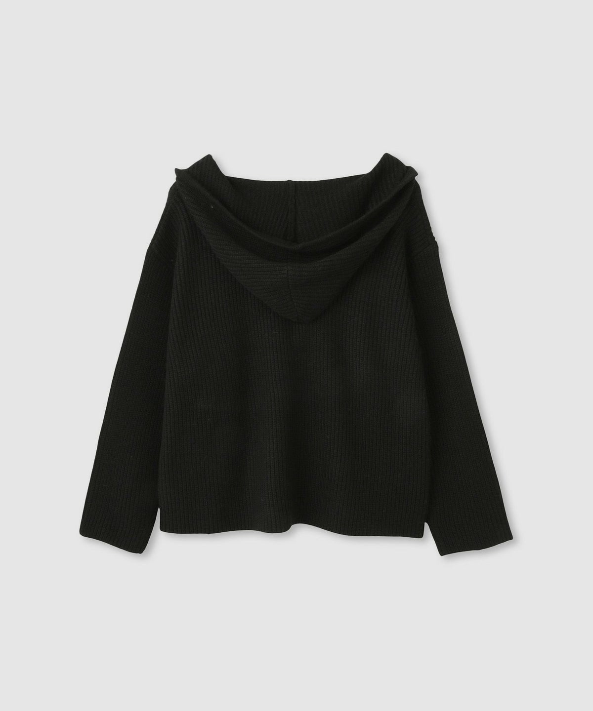 milli de l'air モヘヤタッチ片畦フーディニット レディース