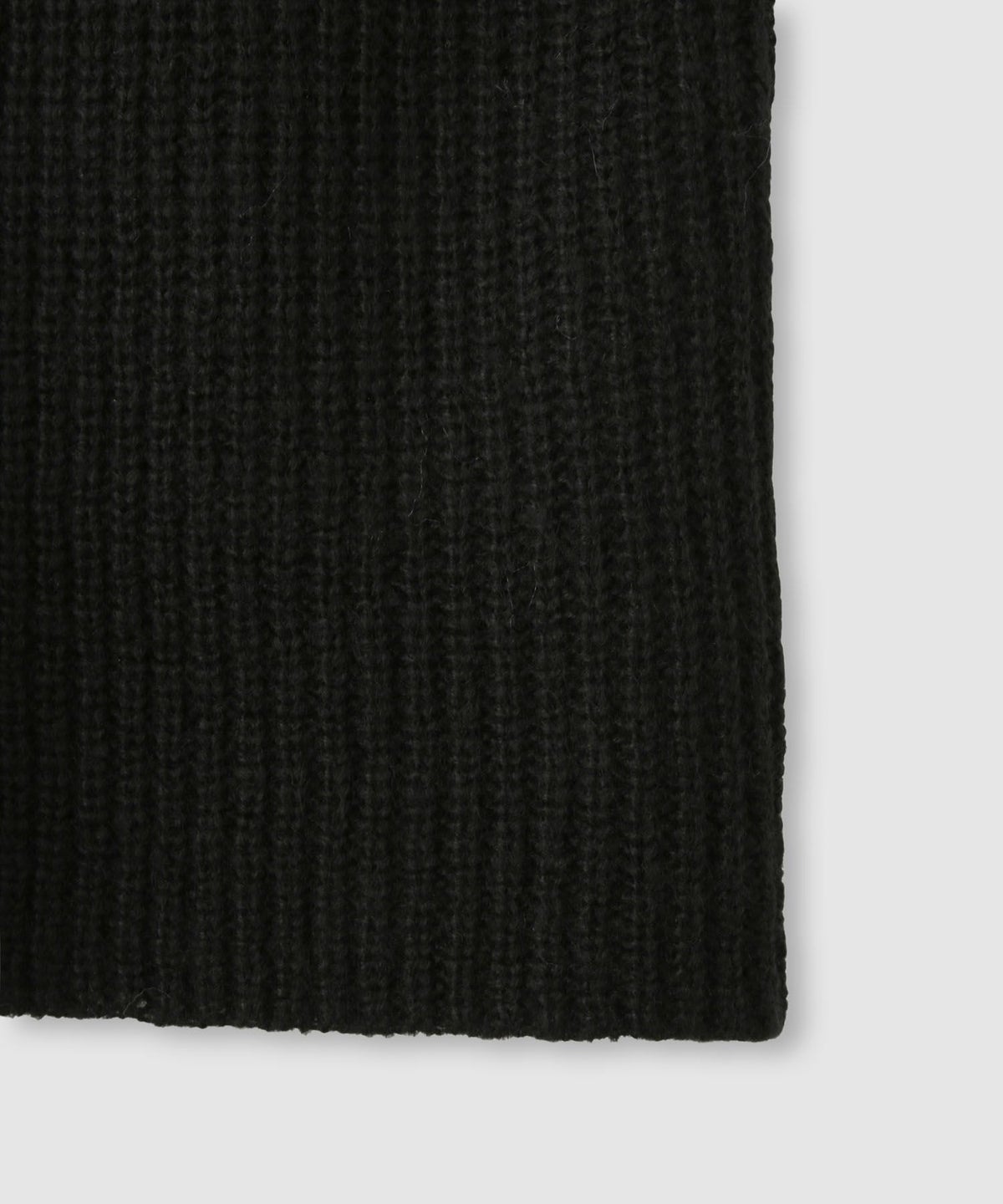 milli de l'air モヘヤタッチ片畦フーディニット レディース