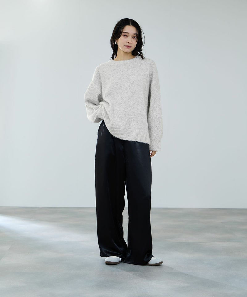 milli de l'air  ヘビーサテンイージーワイドパンツ レディース商品画像-10