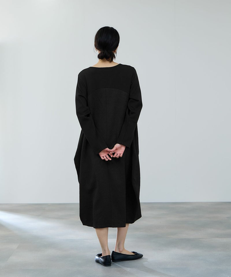 milli de l'air ジャガードコクーンワンピース レディース商品画像-7