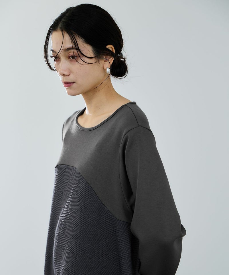 milli de l'air ジャガードコクーンワンピース レディース商品画像-8